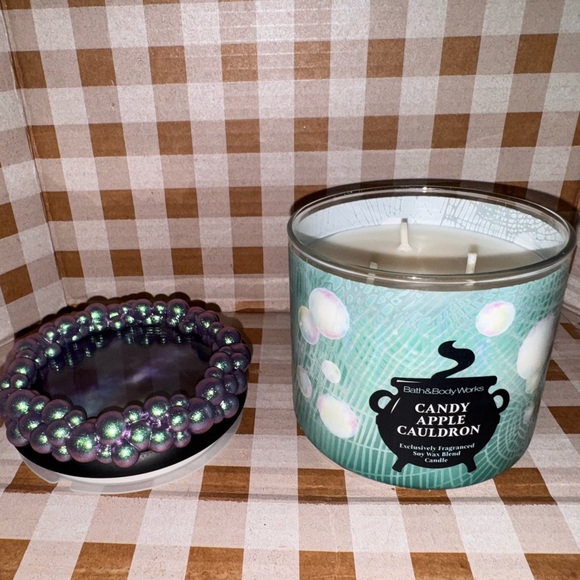 NEW B&BW Candy Apple Cauldron Candle/Bubble Lid - Picture 5 of 7